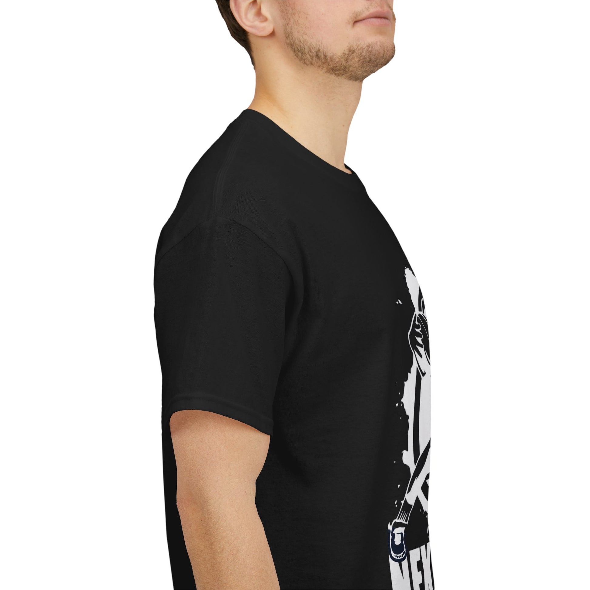 BLACK/WHITE Next Level Basketball PLAYER LOGO Tee