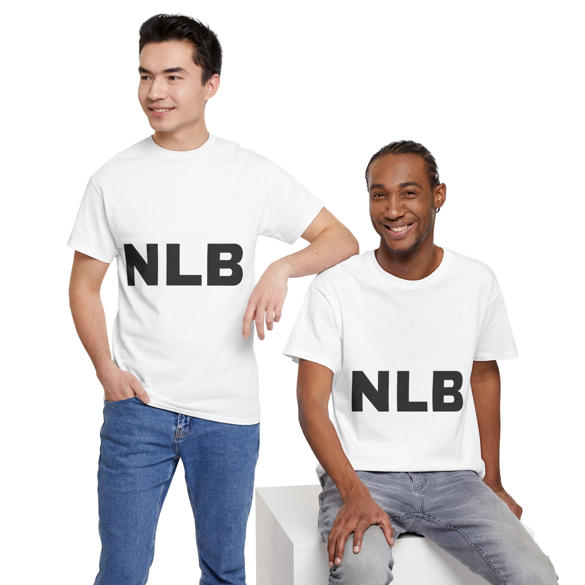 WHITE/BLACK Next Level Basketball NLB Tee