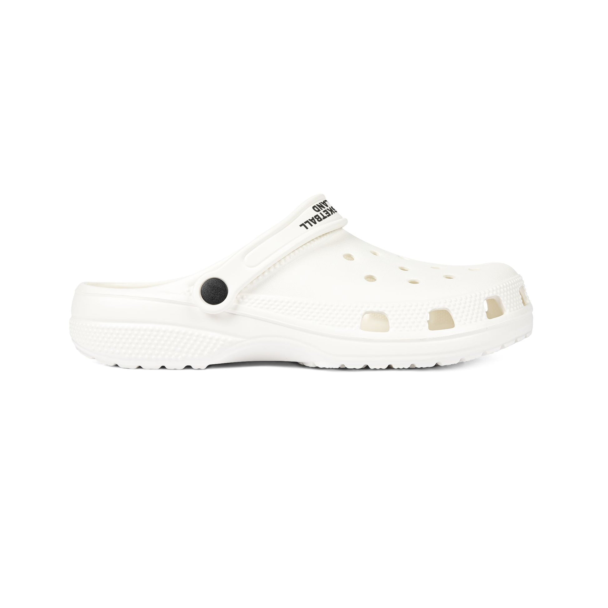 WHITE/BLACK NEXT LEVEL BASKETBALL CROCS