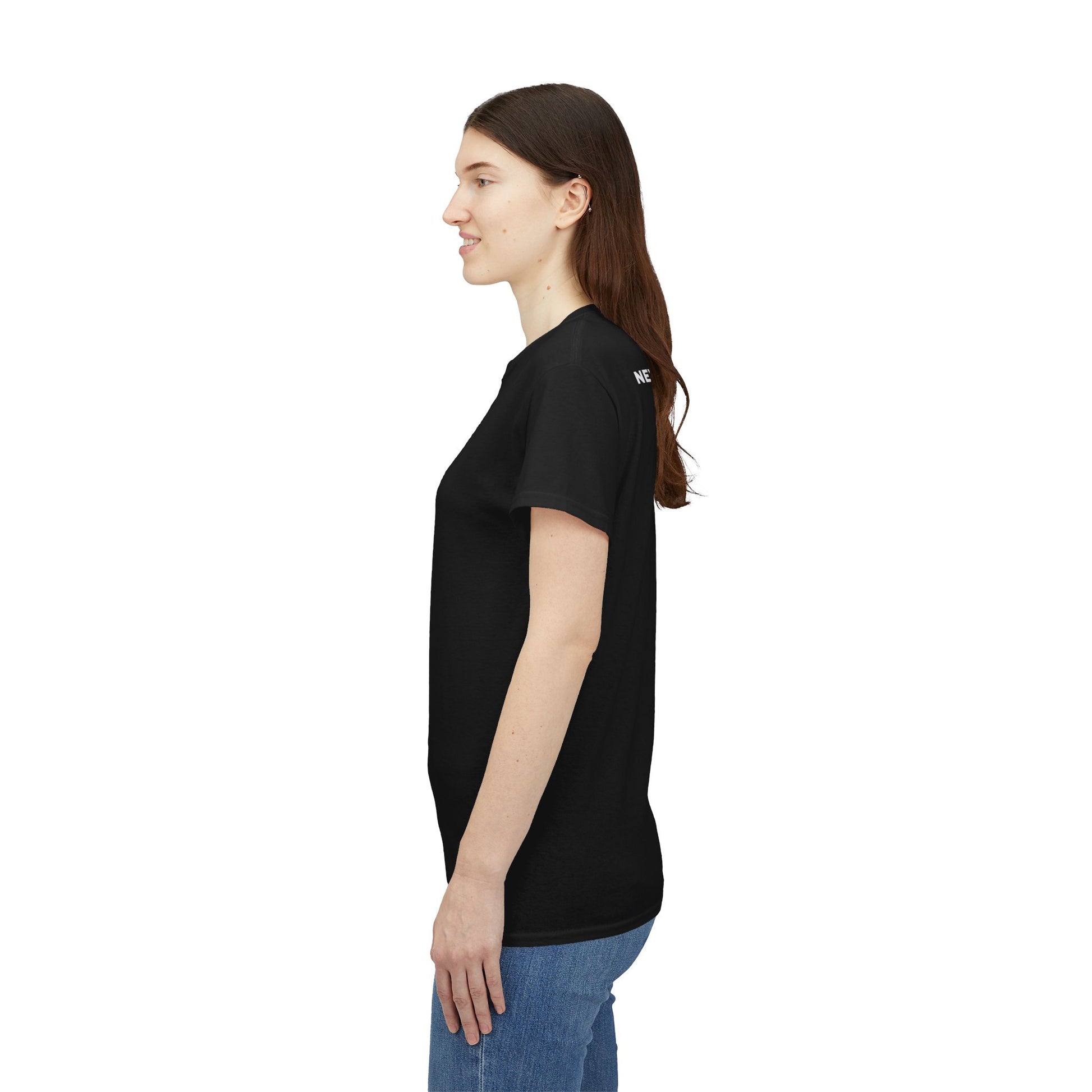 BLACK/WHITE Next Level Basketball PLAYER LOGO Tee