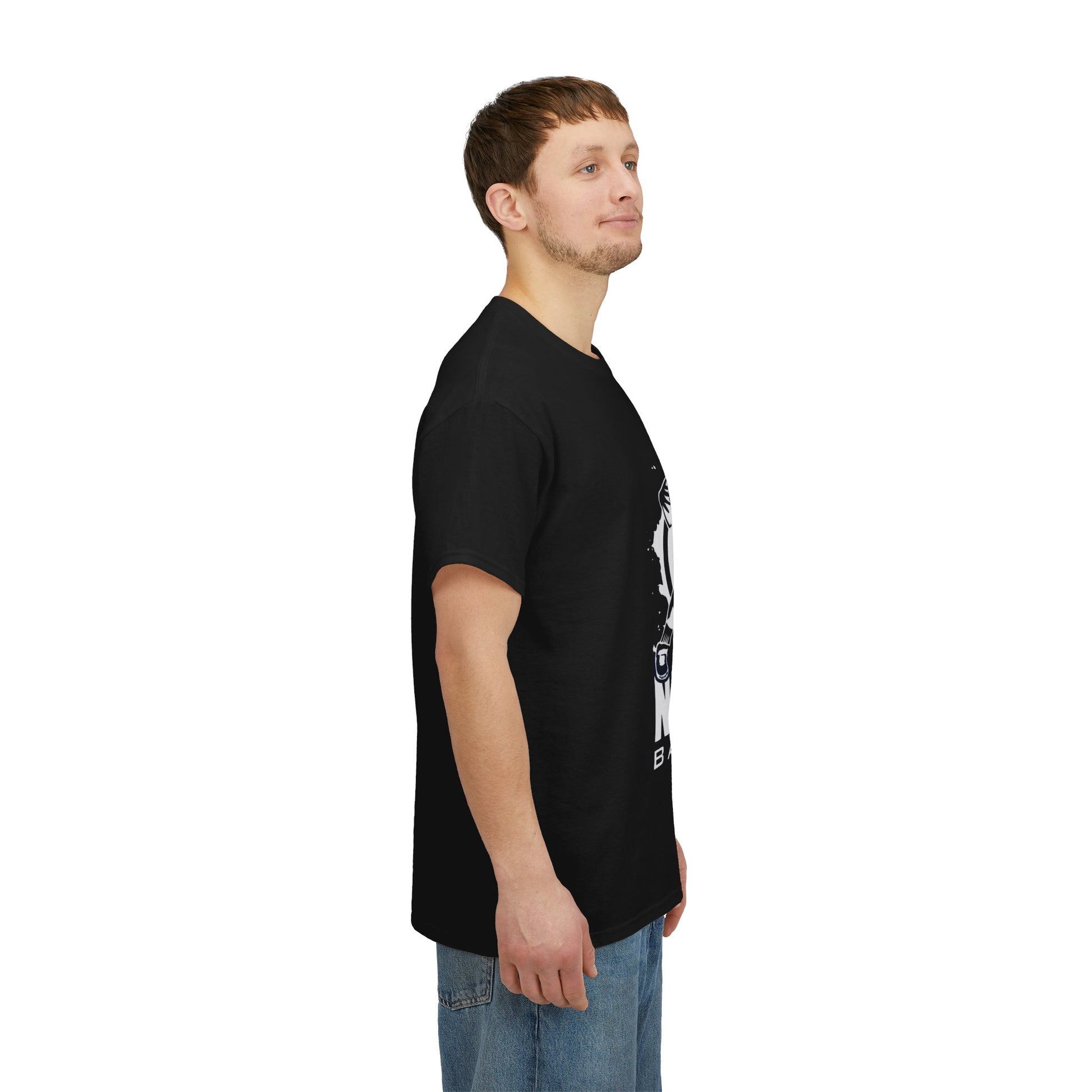 BLACK/WHITE Next Level Basketball PLAYER LOGO Tee