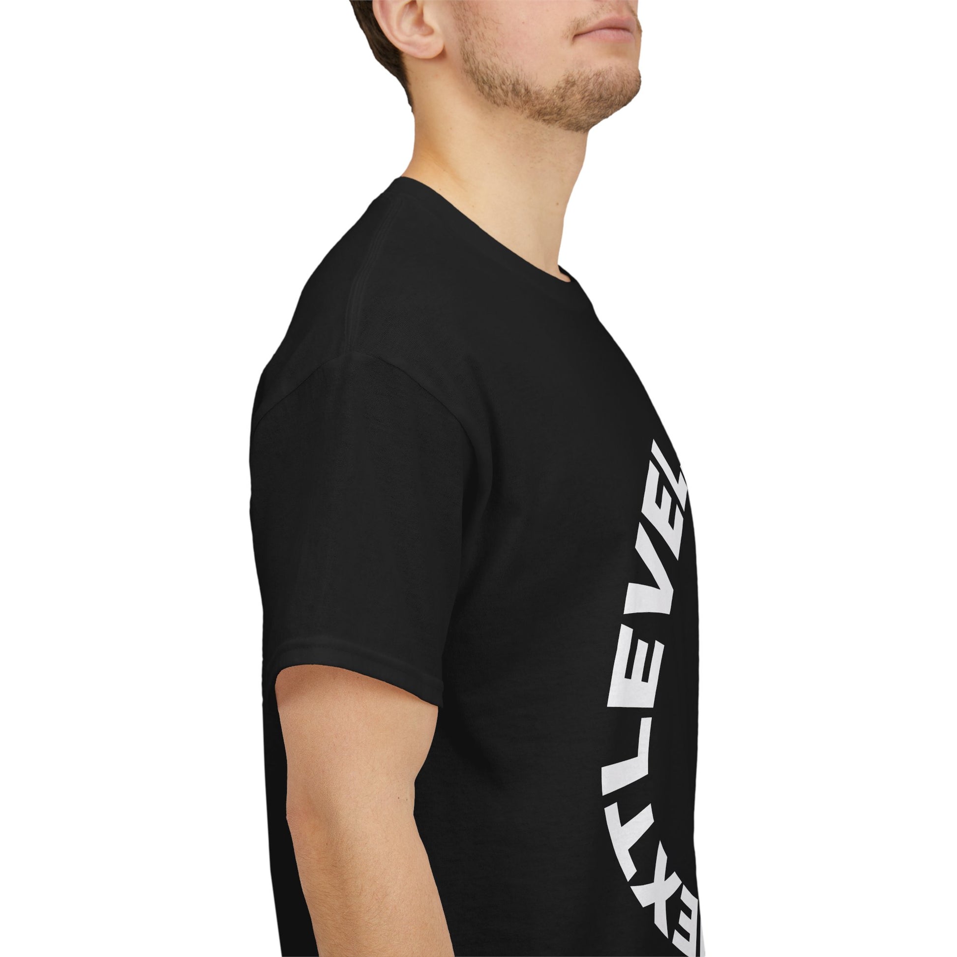 BLACK/WHITE Next Level Basketball CIRCLE LOGO Tee