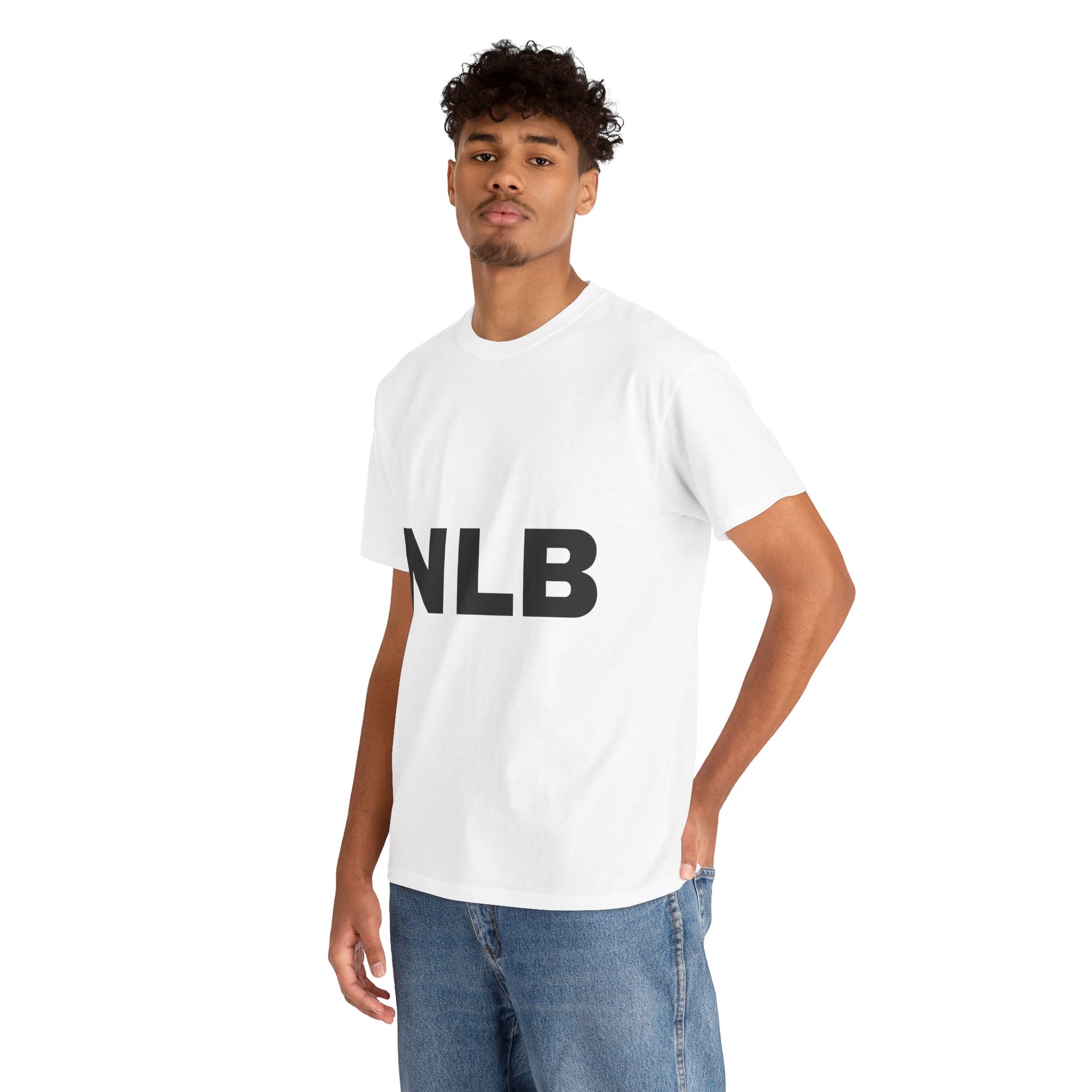 WHITE/BLACK Next Level Basketball NLB Tee