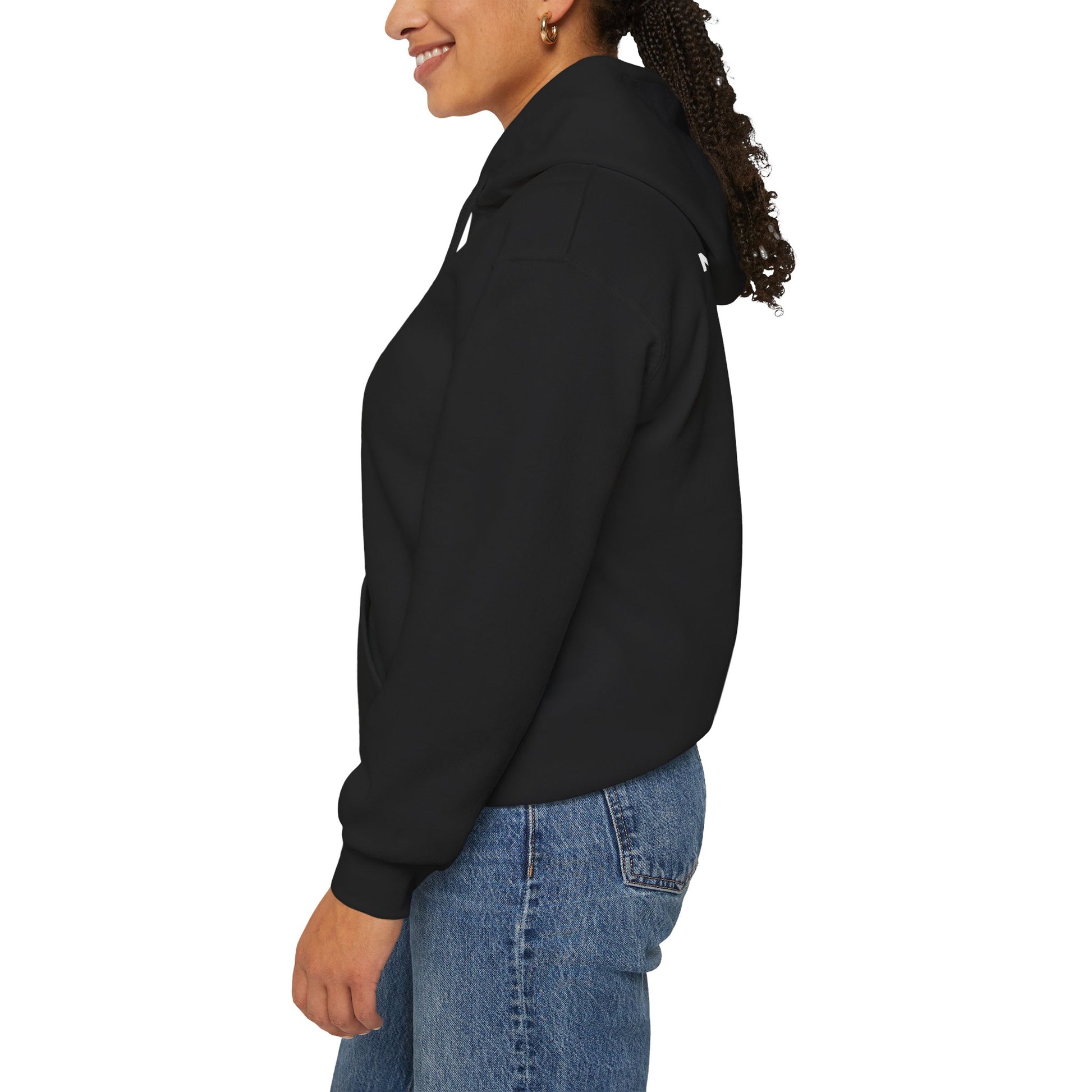 BLACK/WHITE Next Level Basketball PLAYER LOGO Hoodie