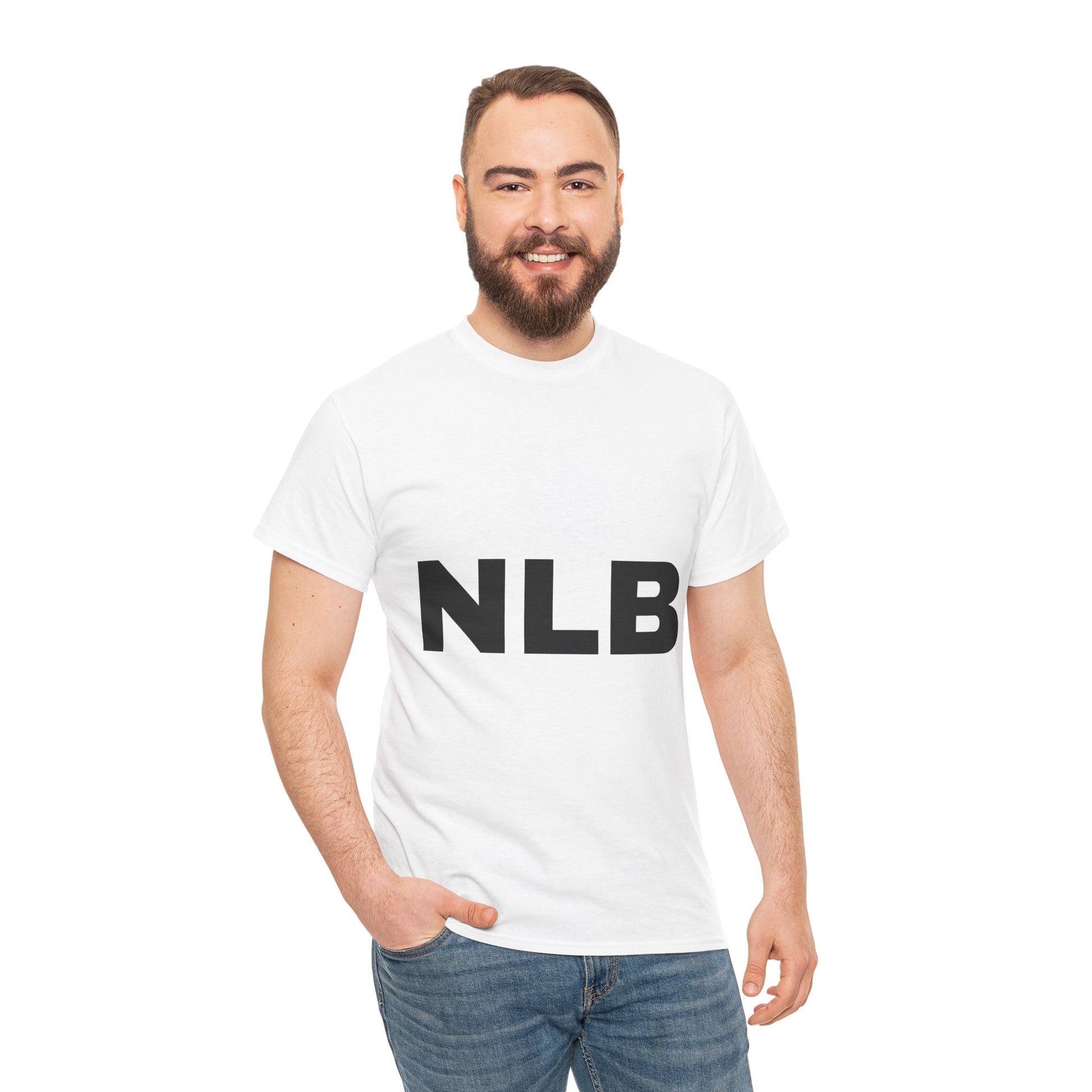 WHITE/BLACK Next Level Basketball NLB Tee
