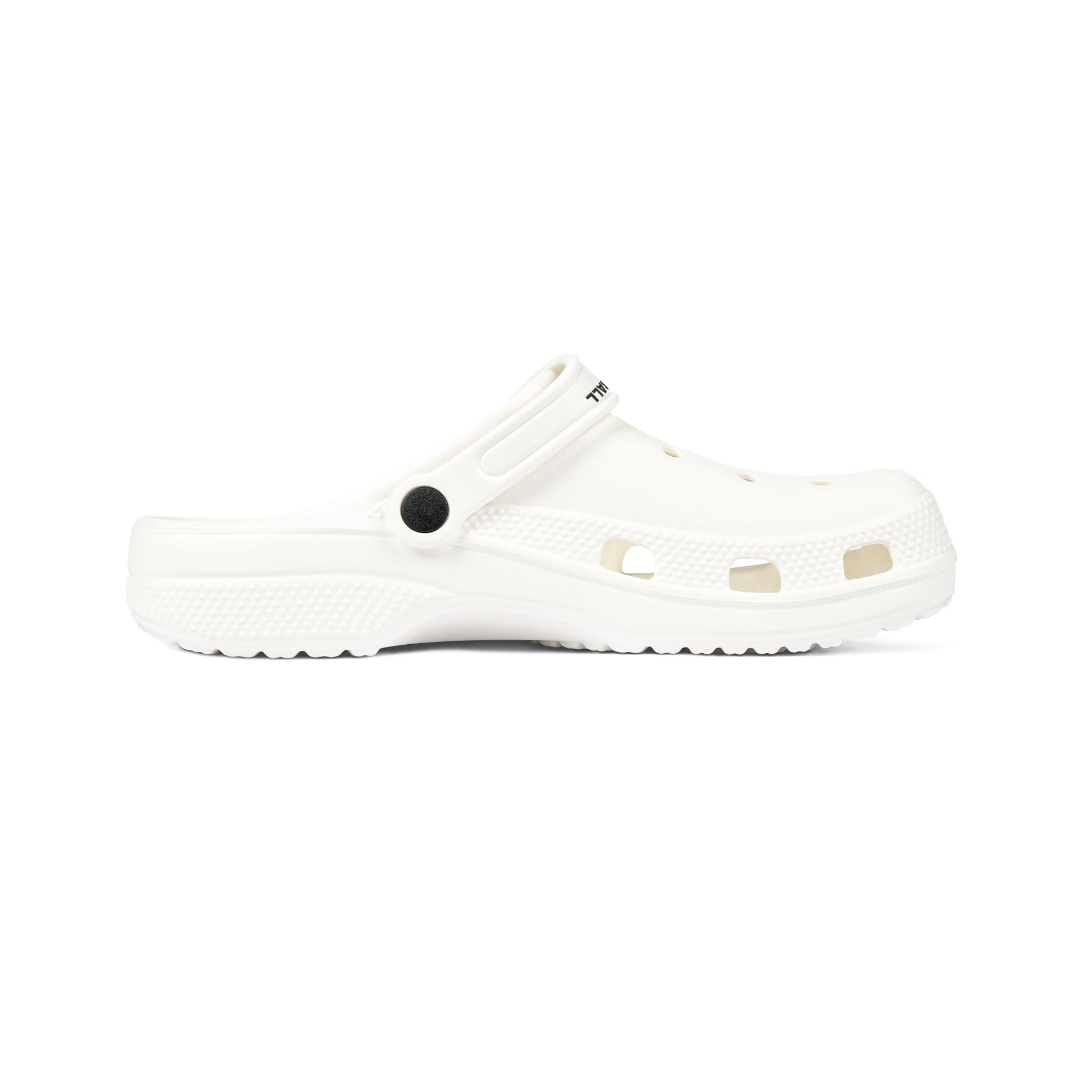 WHITE/BLACK NEXT LEVEL BASKETBALL CROCS