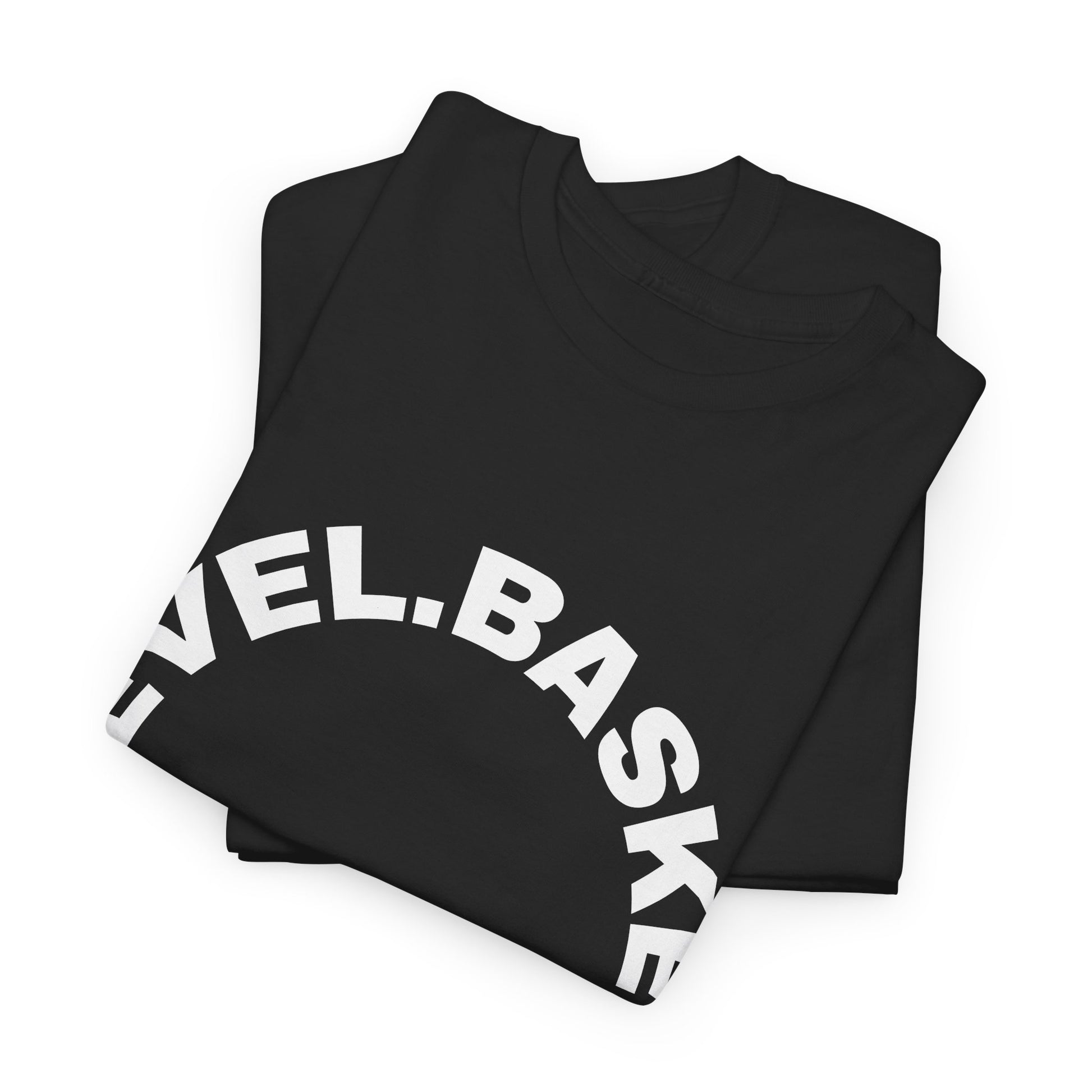 BLACK/WHITE Next Level Basketball CIRCLE LOGO Tee