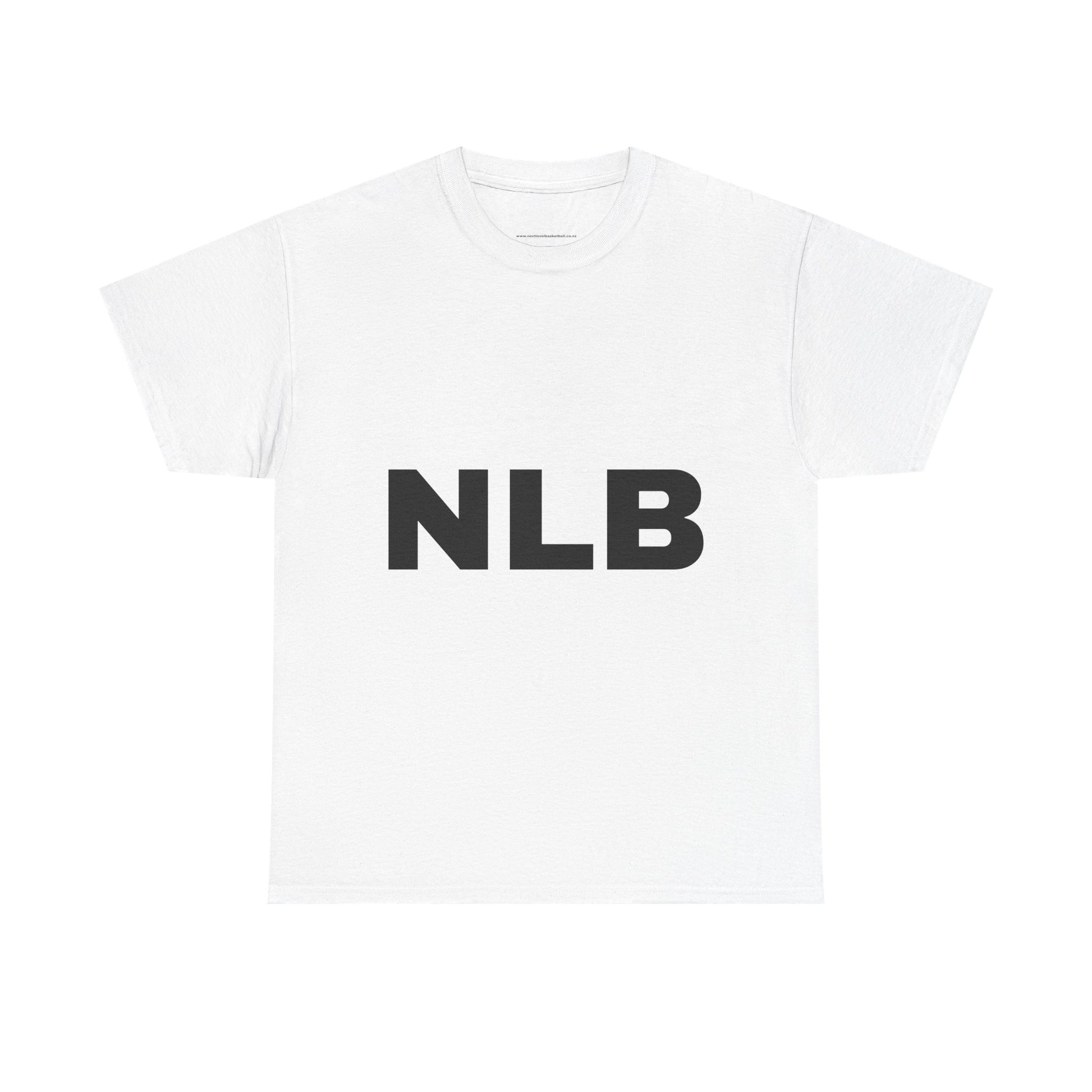 WHITE/BLACK Next Level Basketball NLB Tee