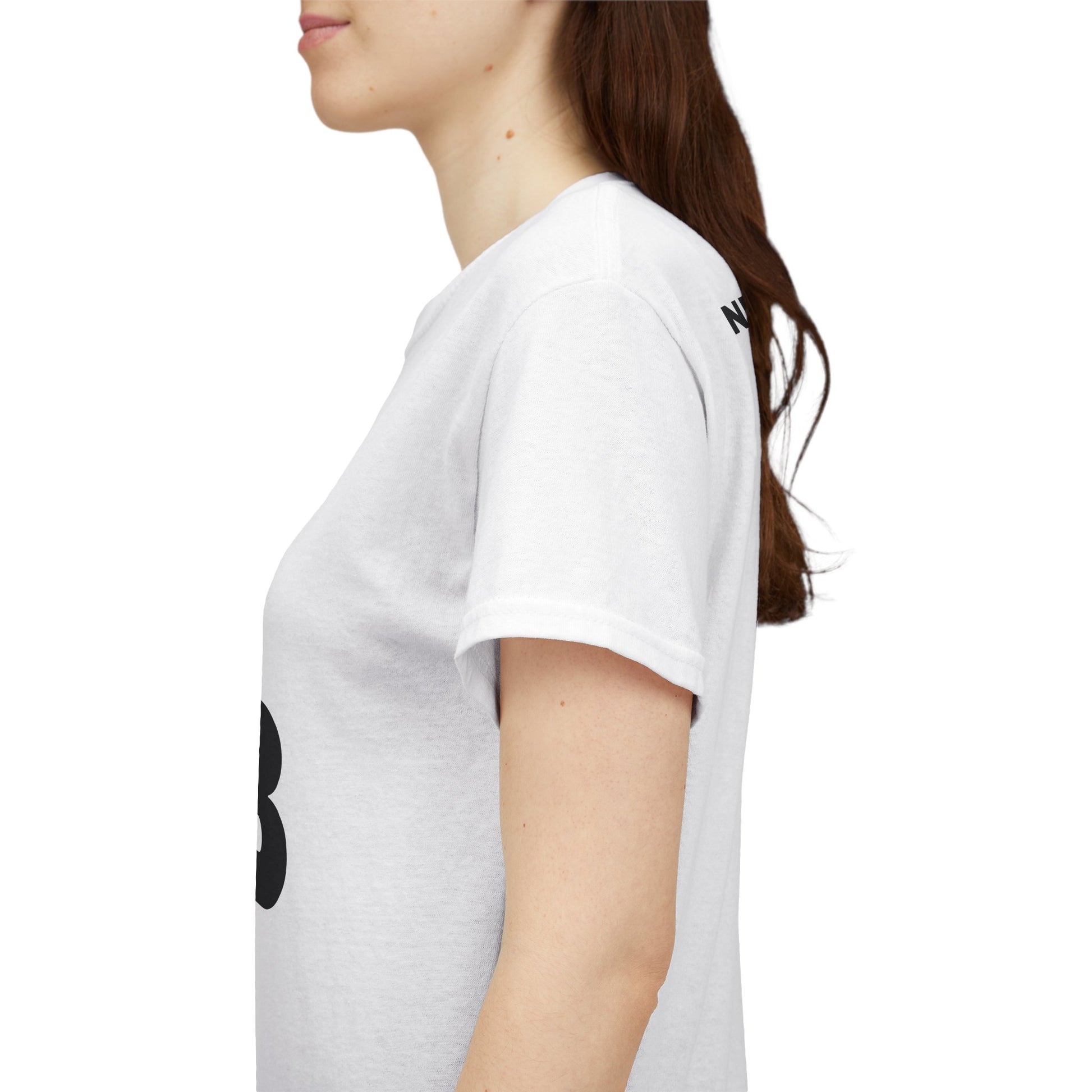 WHITE/BLACK Next Level Basketball NLB Tee