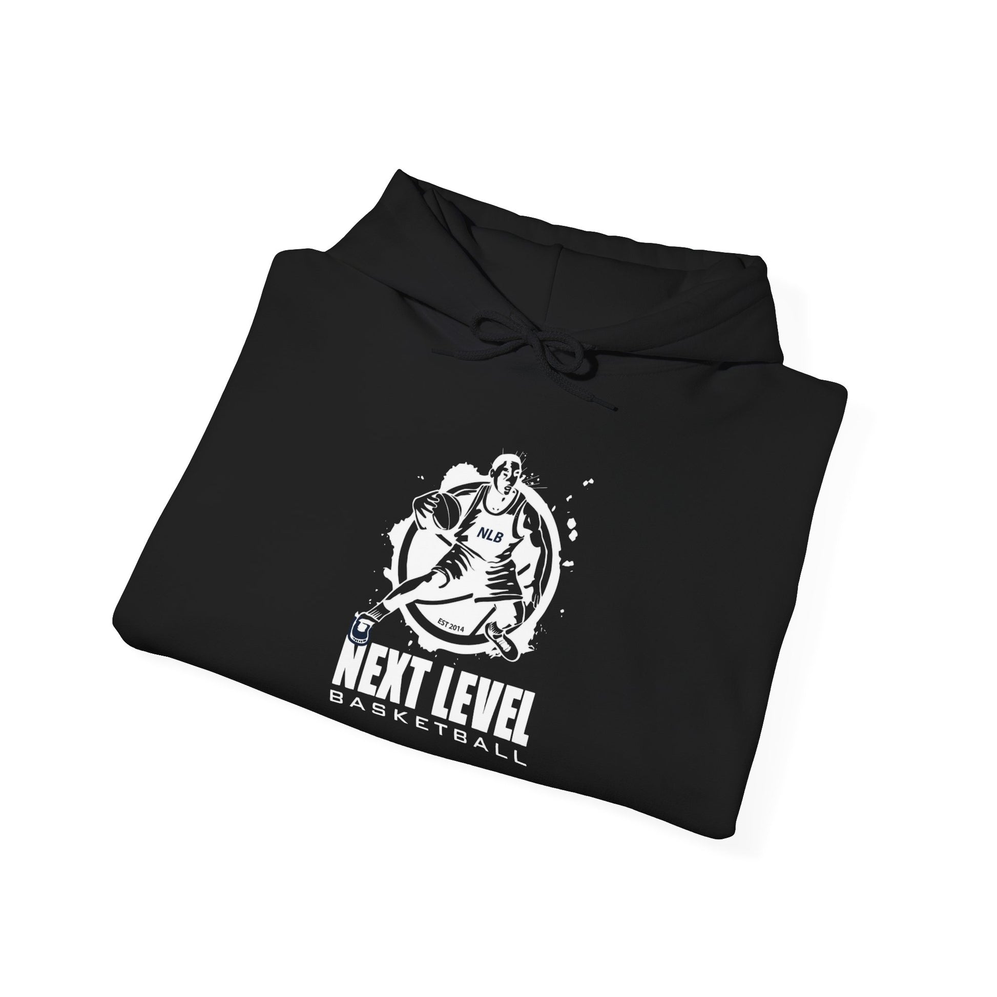 BLACK/WHITE Next Level Basketball PLAYER LOGO Hoodie