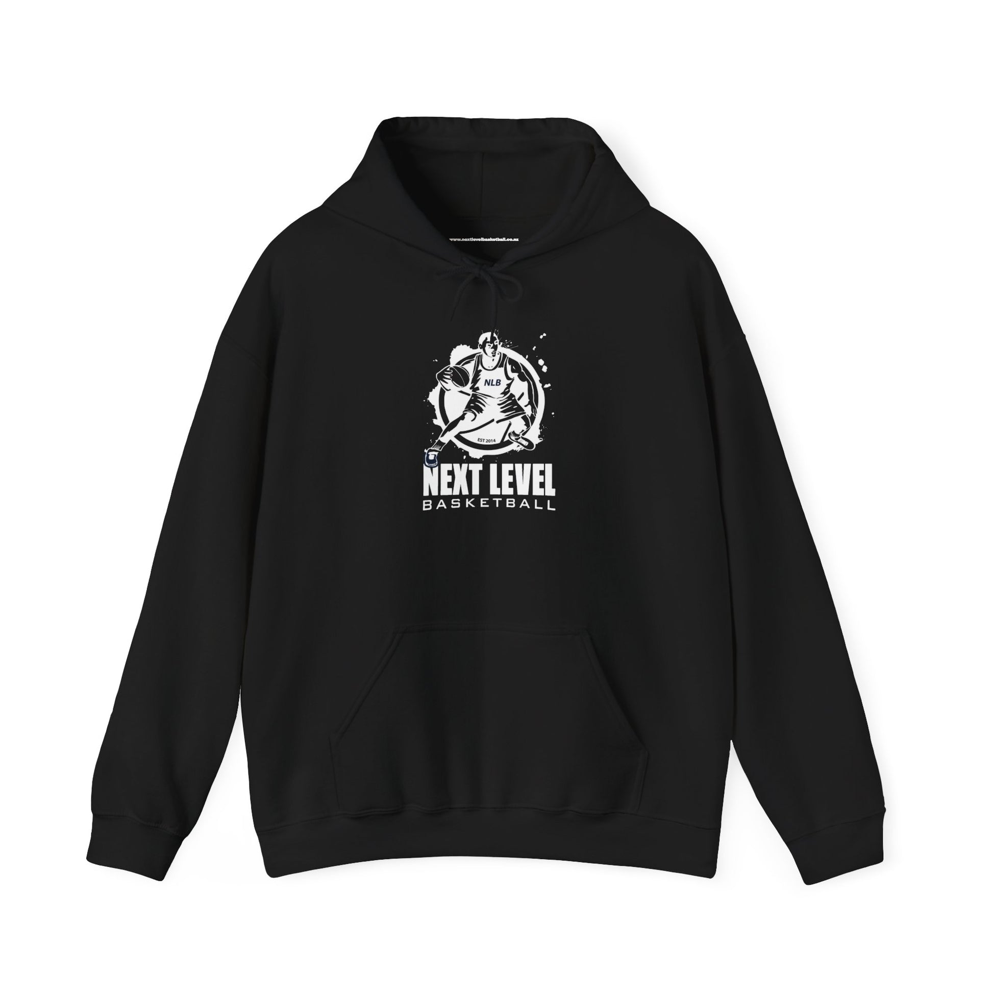 BLACK/WHITE Next Level Basketball PLAYER LOGO Hoodie