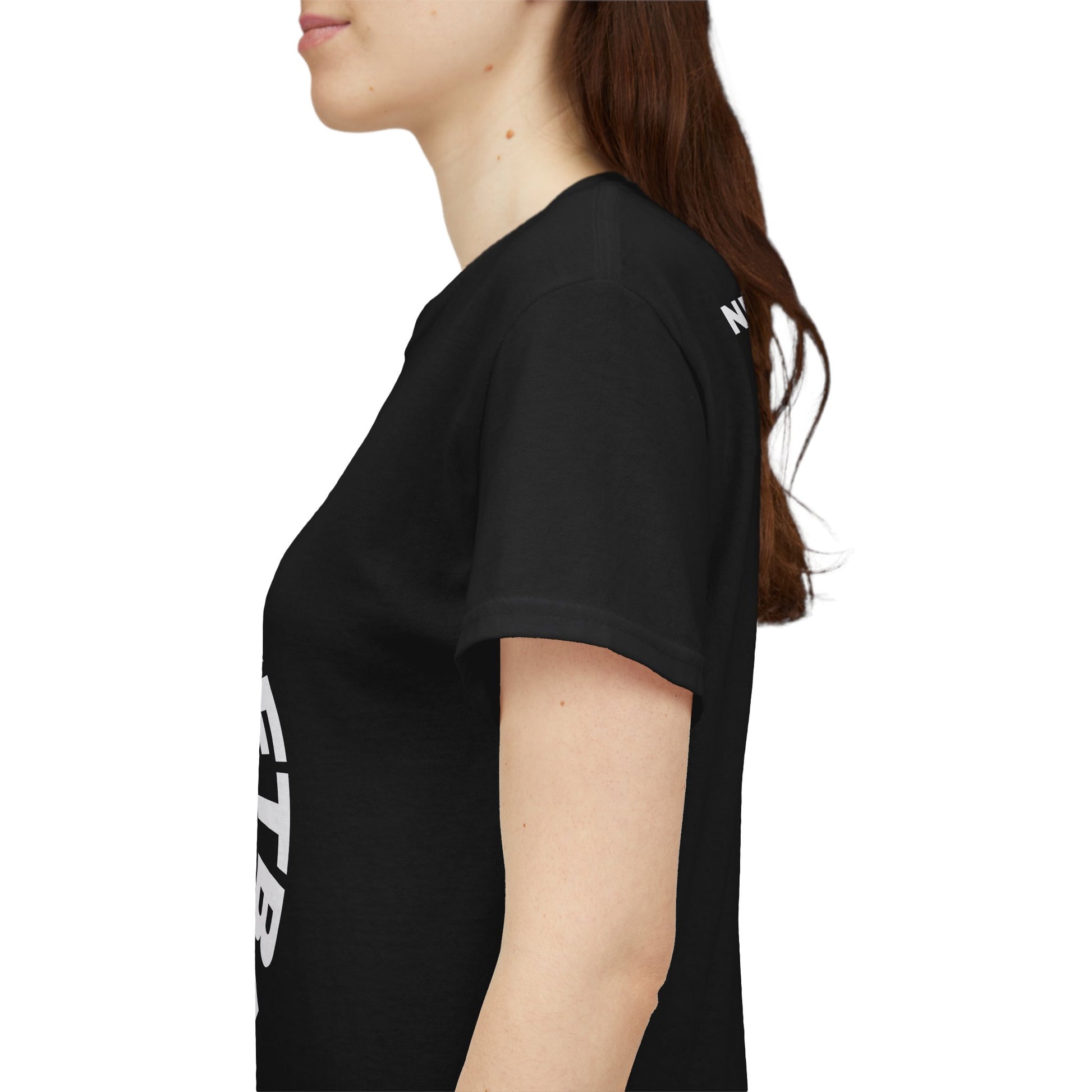 BLACK/WHITE Next Level Basketball CIRCLE LOGO Tee