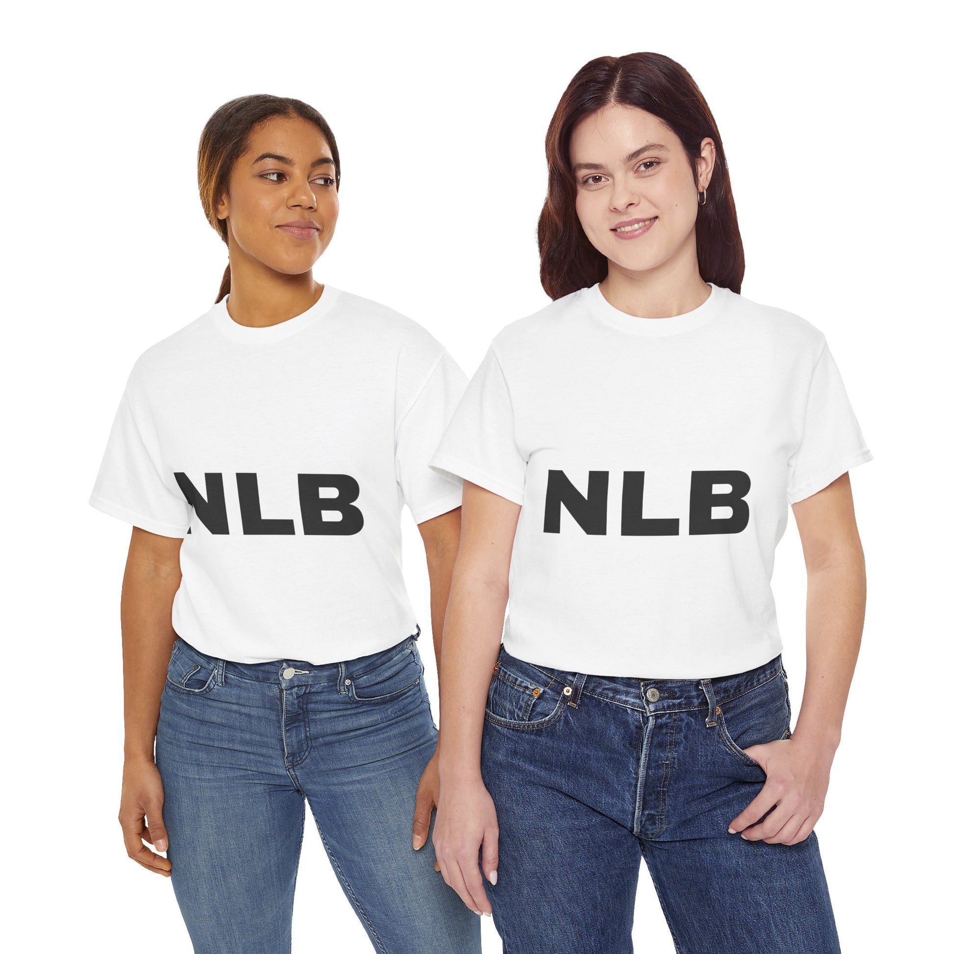 WHITE/BLACK Next Level Basketball NLB Tee
