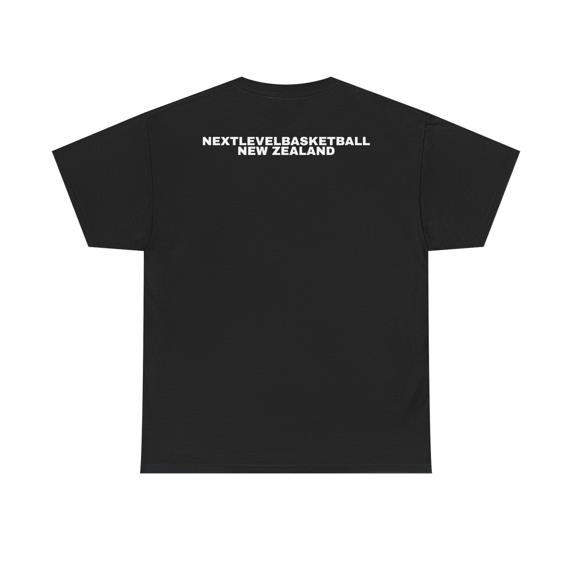 BLACK/WHITE Next Level Basketball CIRCLE LOGO Tee