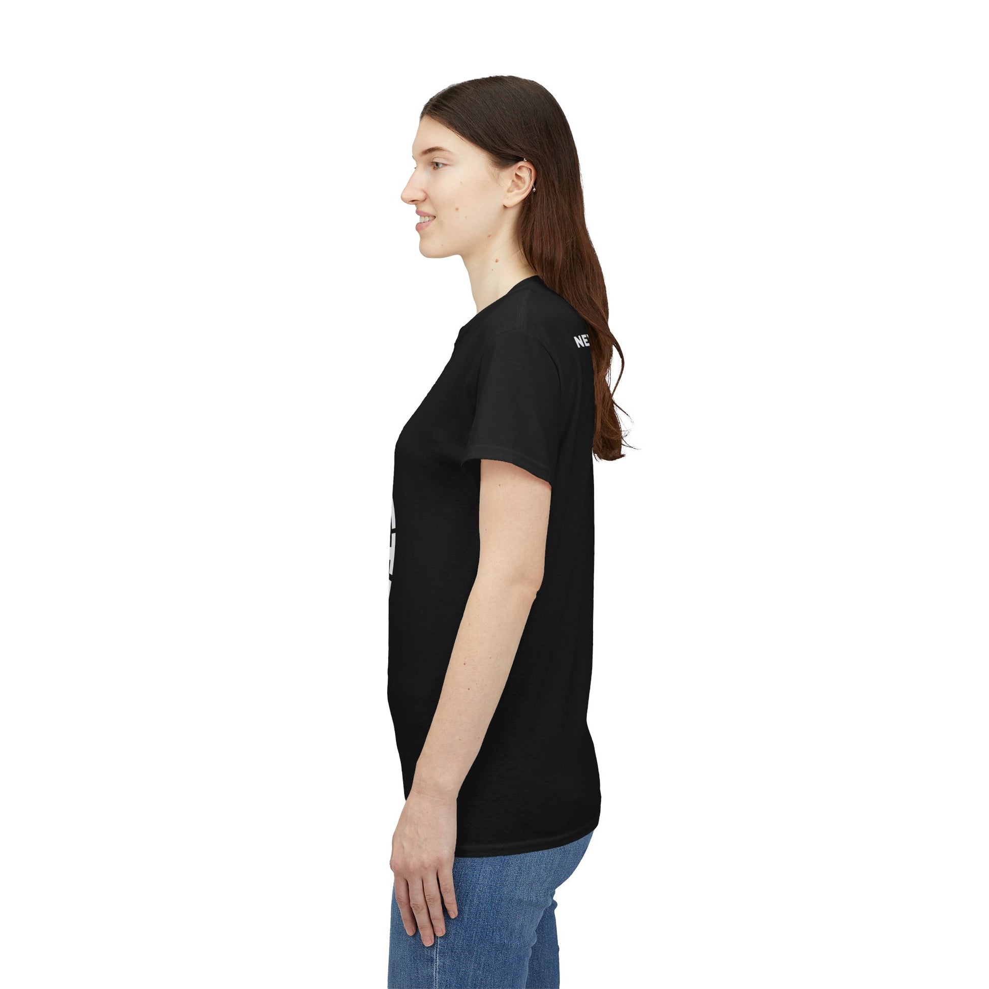 BLACK/WHITE Next Level Basketball CIRCLE LOGO Tee
