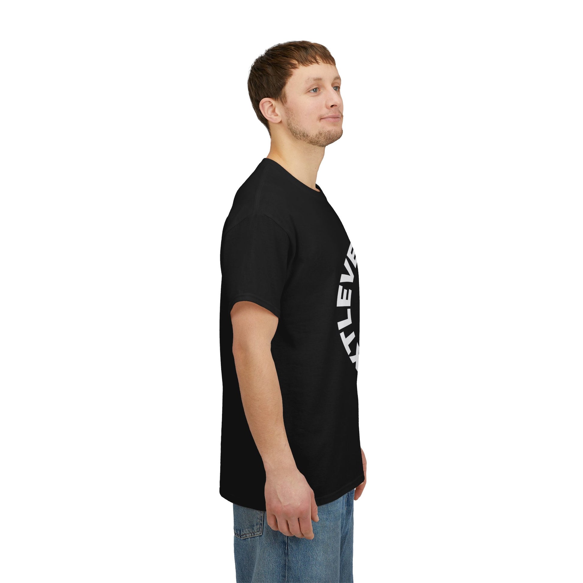BLACK/WHITE Next Level Basketball CIRCLE LOGO Tee