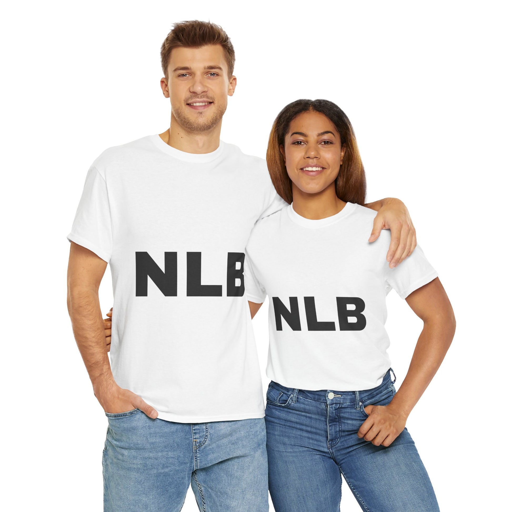 WHITE/BLACK Next Level Basketball NLB Tee