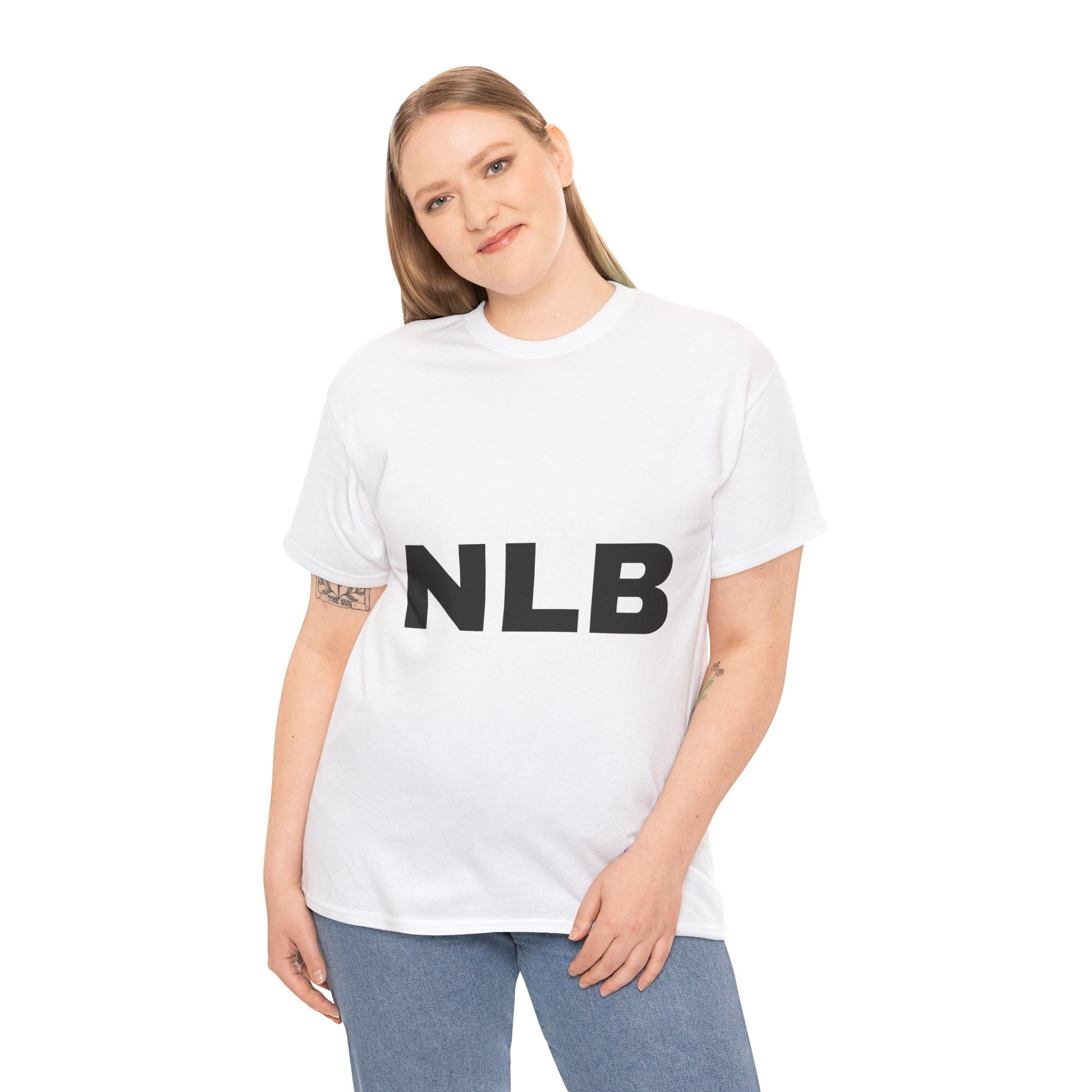 WHITE/BLACK Next Level Basketball NLB Tee