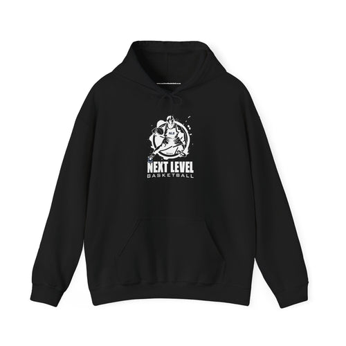 BLACK/WHITE Next Level Basketball PLAYER LOGO Hoodie